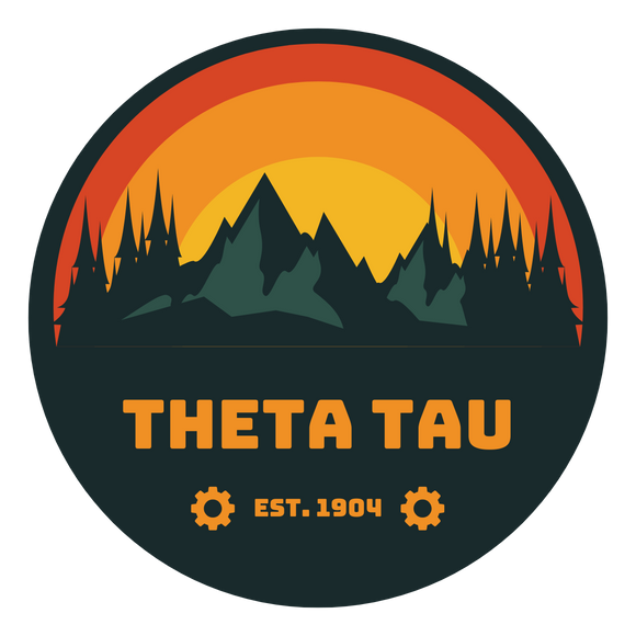 Theta Tau Mountain Sticker