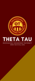 Theta Tau Banner with Stand