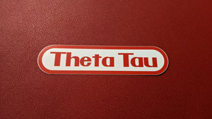1980's Style Theta Tau Sticker